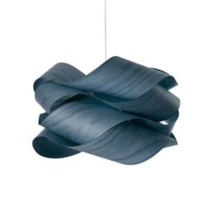 LZF Pendelleuchte Link Kabel Nickel/Blau Swatch