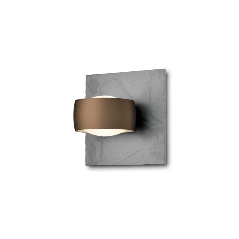 Oligo Wandleuchte Grace Unlimited in Beton Struktur/Brazilian Brown