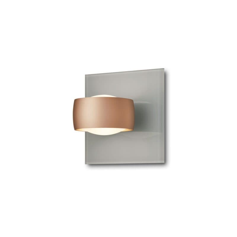 Oligo Wandleuchte Grace Unlimited in Grau/Satin copper