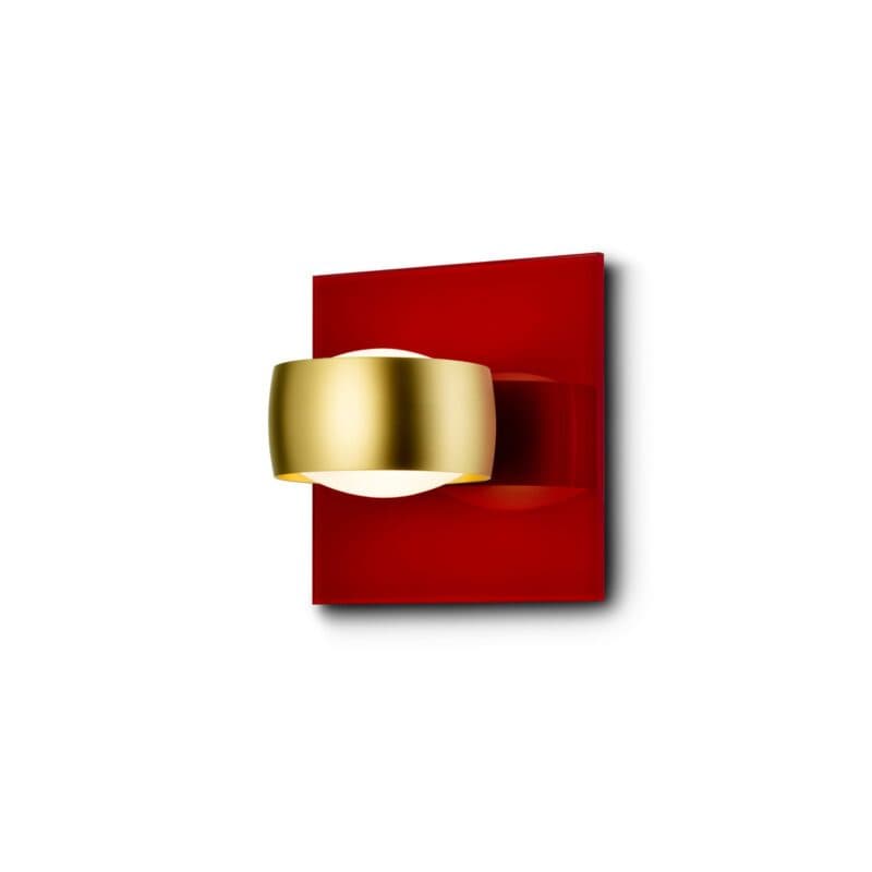 Oligo Wandleuchte Grace Unlimited in Rot/Gold matt