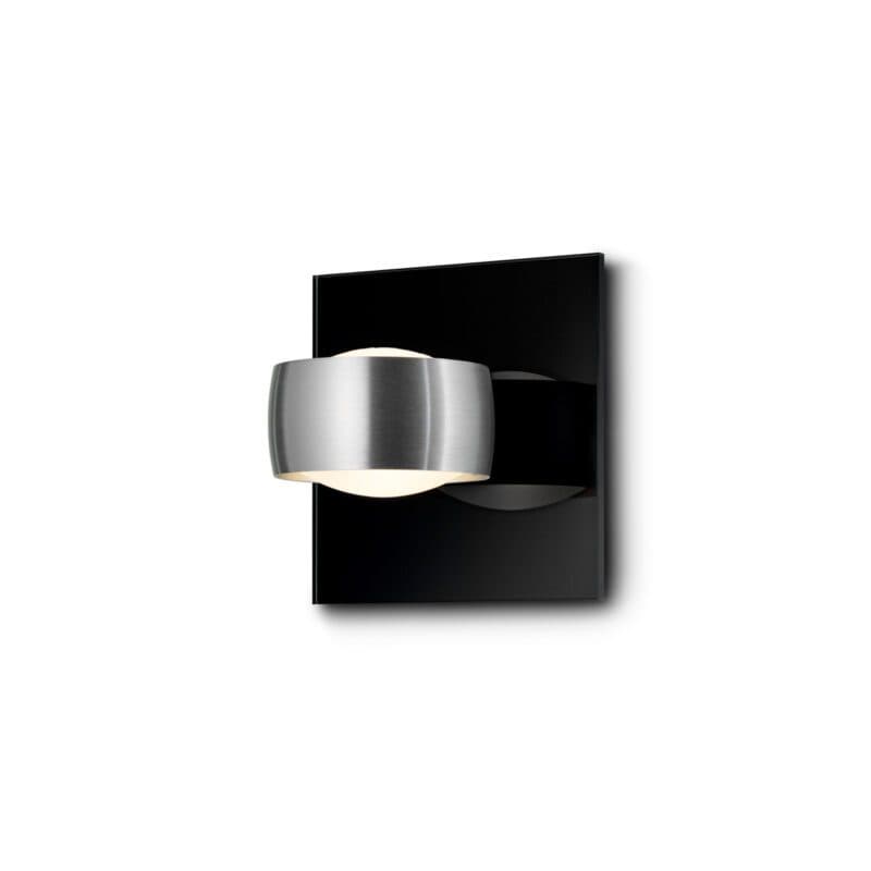 Oligo Wandleuchte Grace Unlimited in Schwarz/Aluminium gebürstet