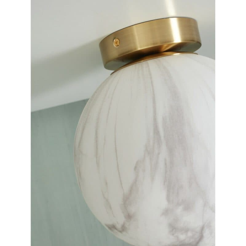 It's about Romi Deckenleuchte Carrara mit ø 22 cm Detailansicht Schirm