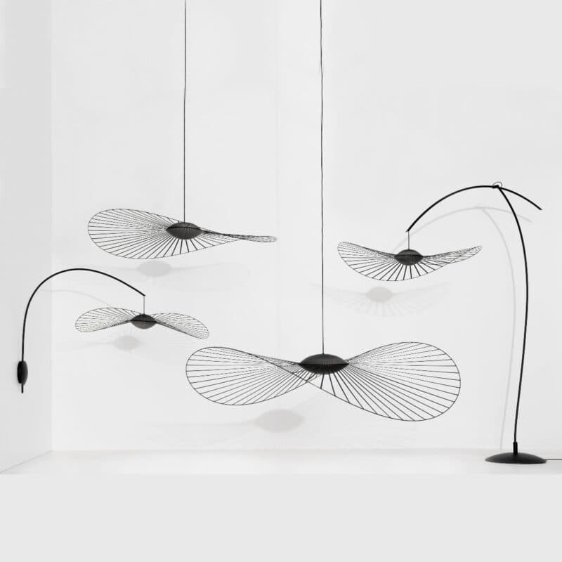 Petite Friture Stehleuchte Vertigo Nova in Schwarz Wohnbeispiel