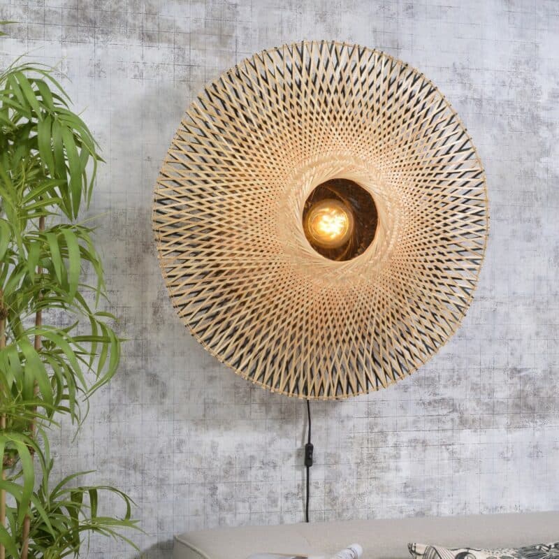 Good&Mojo Wandleuchte Kalimantan mit 87 cm Wohnbeispiel