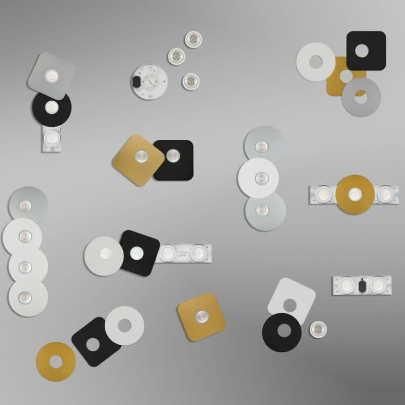 Lupia Licht Wandleuchte Concept Lens Wohnbeispiel