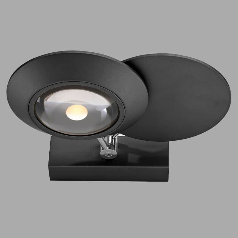 Paul Neuhaus Wandleuchte Pure-Oculis in Schwarz