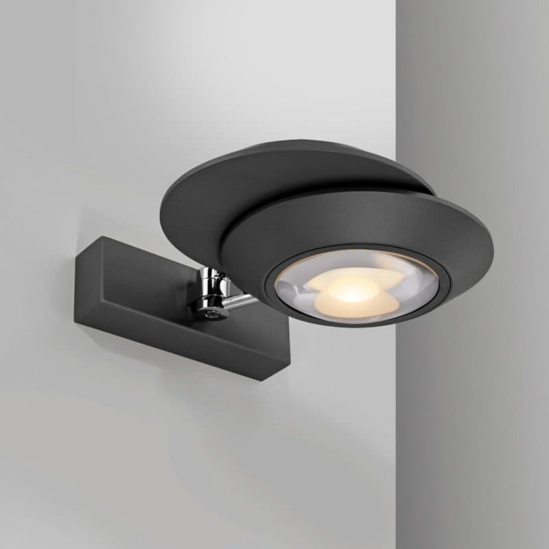 Paul Neuhaus Wandleuchte Pure-Oculis in Schwarz