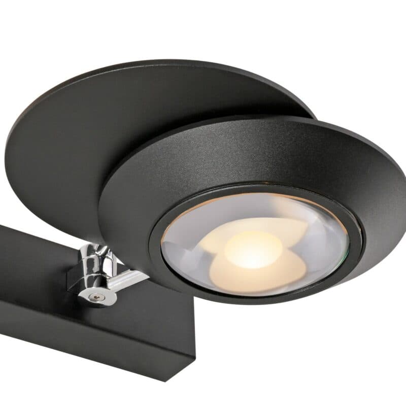 Paul Neuhaus Wandleuchte Pure-Oculis in Schwarz