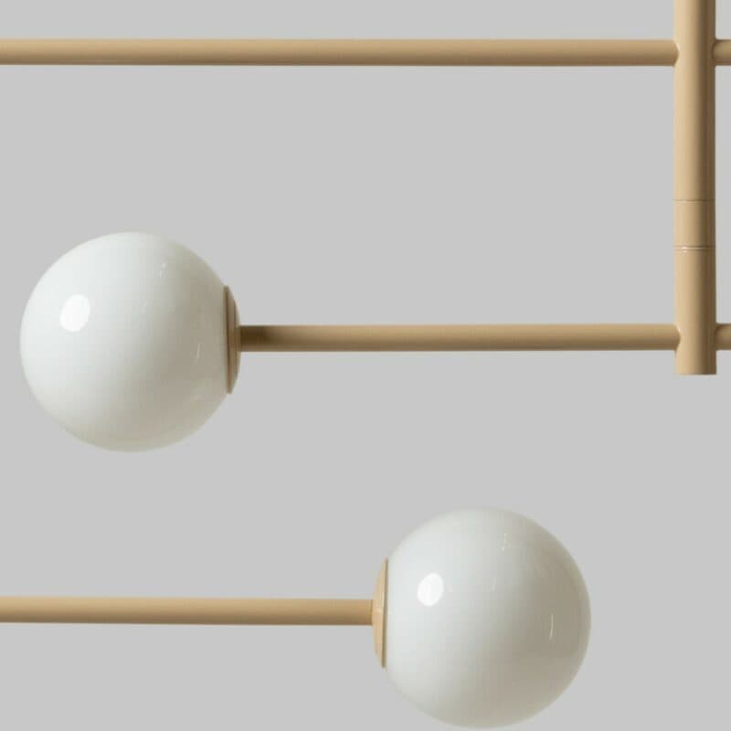 It's about Romi Pendelleuchte Copenhagen in Beige Detailansicht Schirm