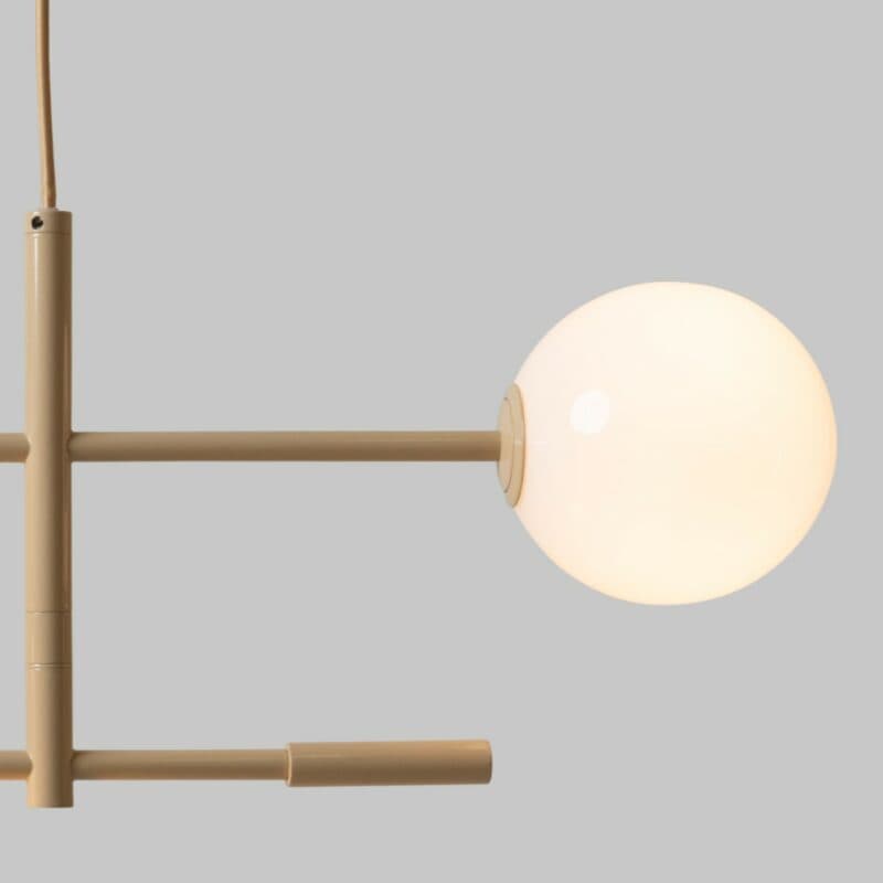 It's about Romi Pendelleuchte Copenhagen in Beige Detailansicht Schirm
