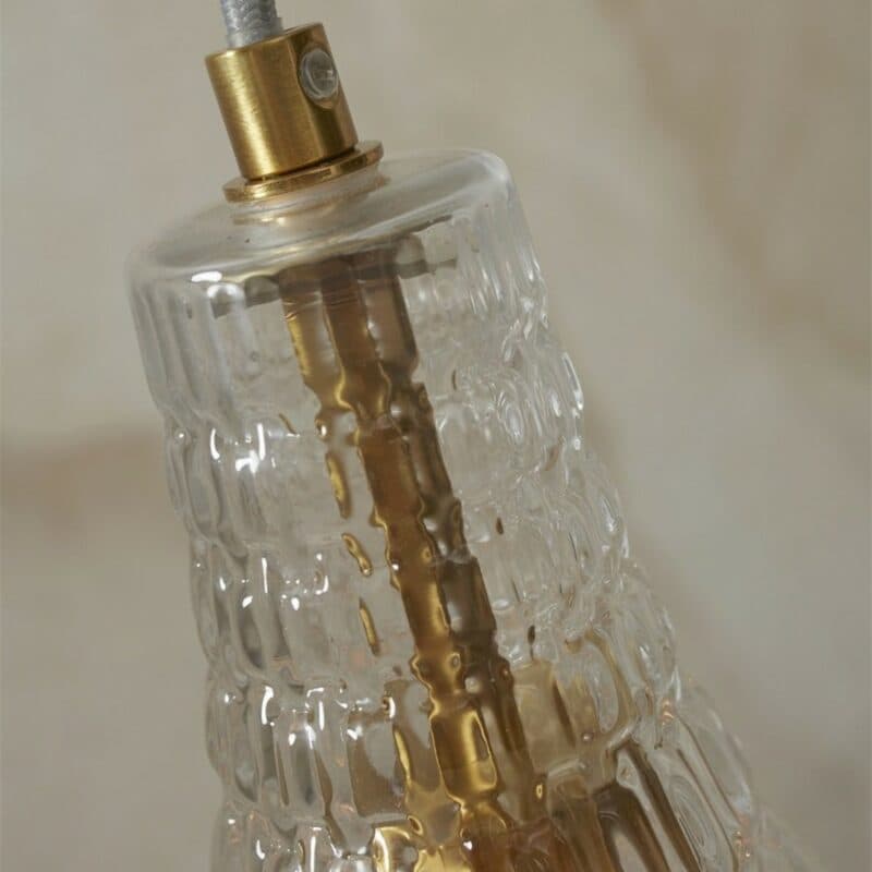 It's about Romi Pendelleuchte Venice in Klar mit 24 cm Detailansicht Schirm