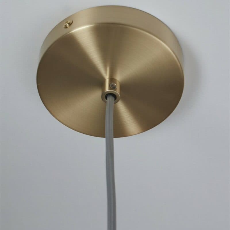 It's about Romi Pendelleuchte Venice in Klar mit 24 cm Detailansicht Baldachin