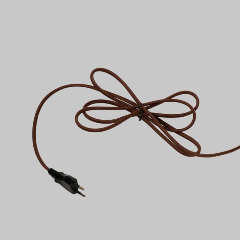 It's about Romi Stehleuchte Izmir in Burgund Detailansicht Kabel