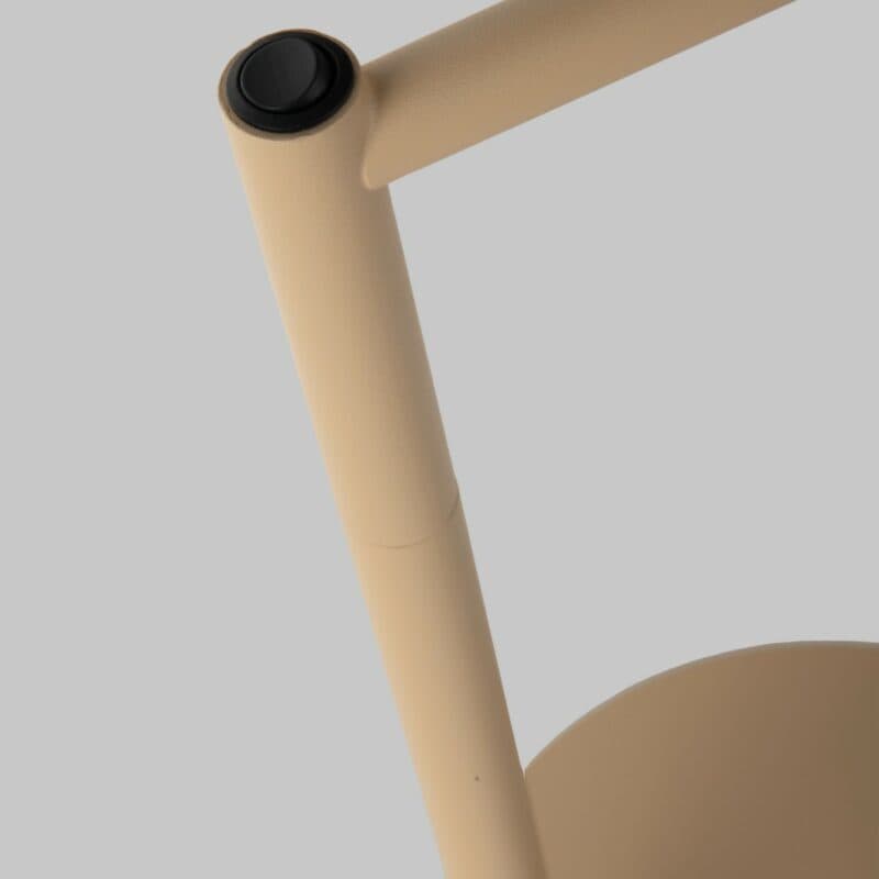 It's about Romi Tischleuchte Bilbao in Beige Detailansicht Schalter