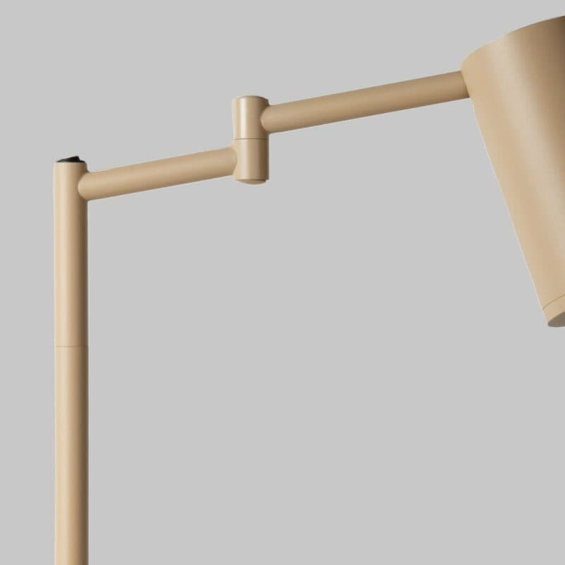 It's about Romi Tischleuchte Bilbao in Beige Detailansicht Gelenk