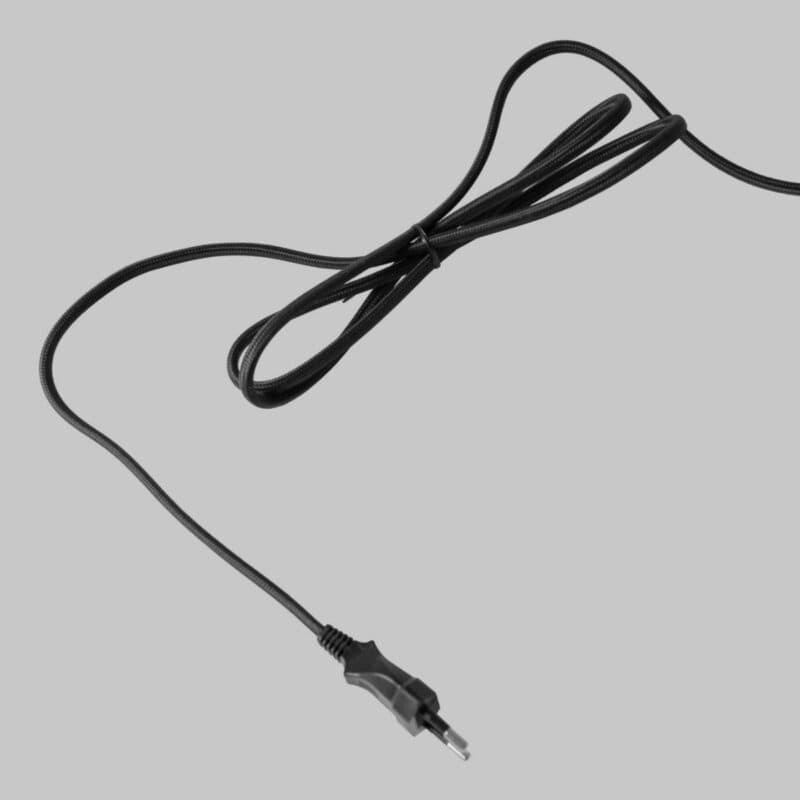 It's about Romi Wandleuchte Tokyo in Schwarz Detailansicht Kabel