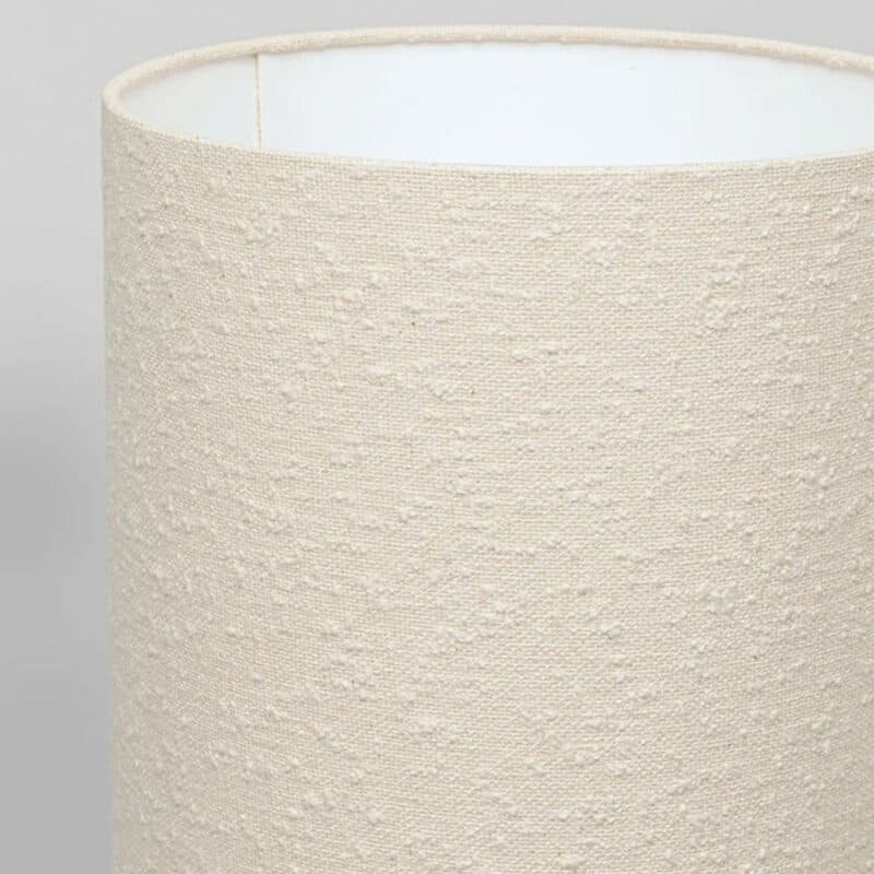 Kare Stehleuchte Marleen Beige Boucle Detailansicht Schirm