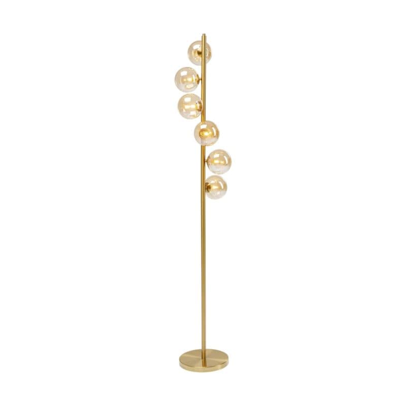 Kare Stehleuchte Scala Balls in Messing