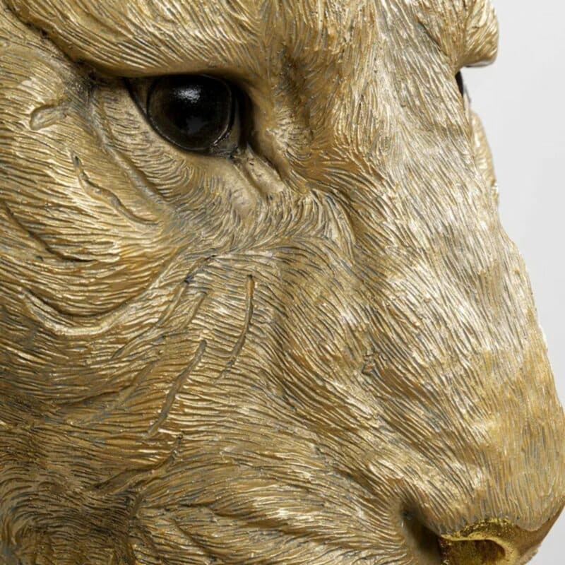 Kare Wandleuchte Animal Tiger Head Detailansicht Schirm