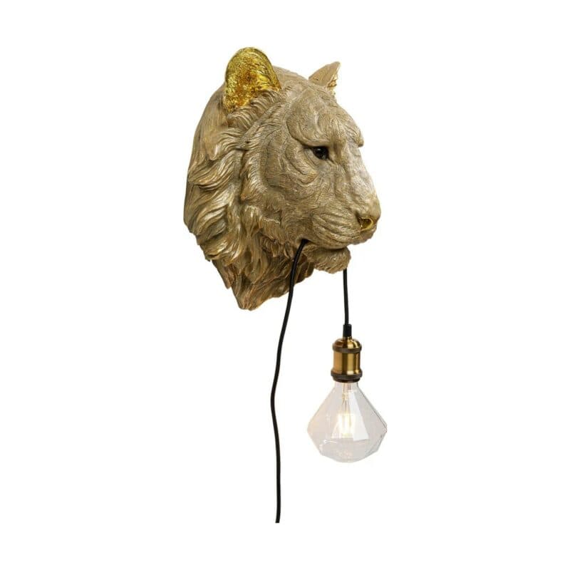 Kare Wandleuchte Animal Tiger Head