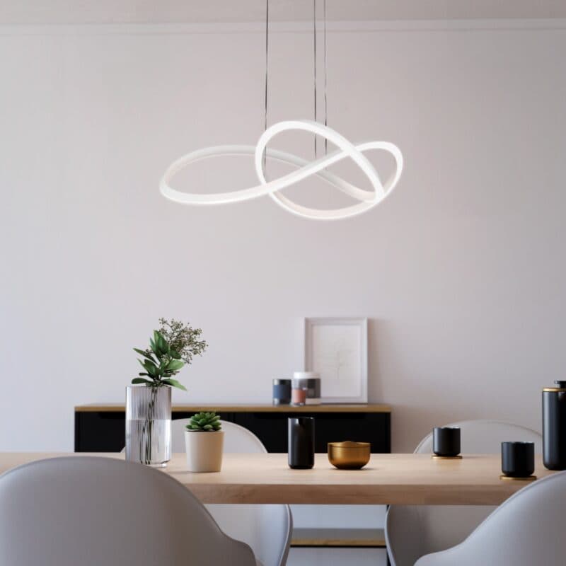 Eglo Pendelleuchte Riaza mit 83 cm Wohnbeispiel