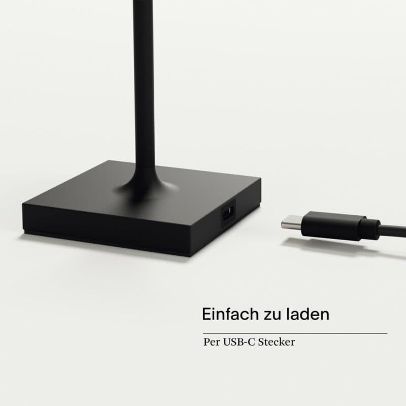 Sigor Akku-Tischleuchte Nuindie pocket mit USB-C-Ladekabel